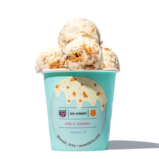 A pint of Milk N' Cookies ice cream