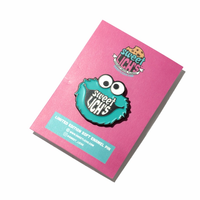 Cookie Monster enamel pin
